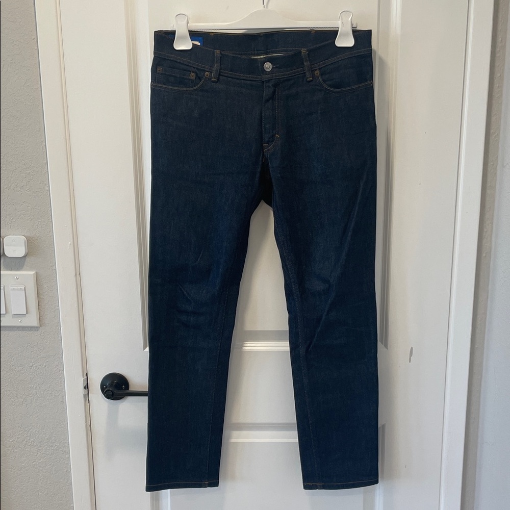 Acne Studios Blå Konst Dark Denim Jeans